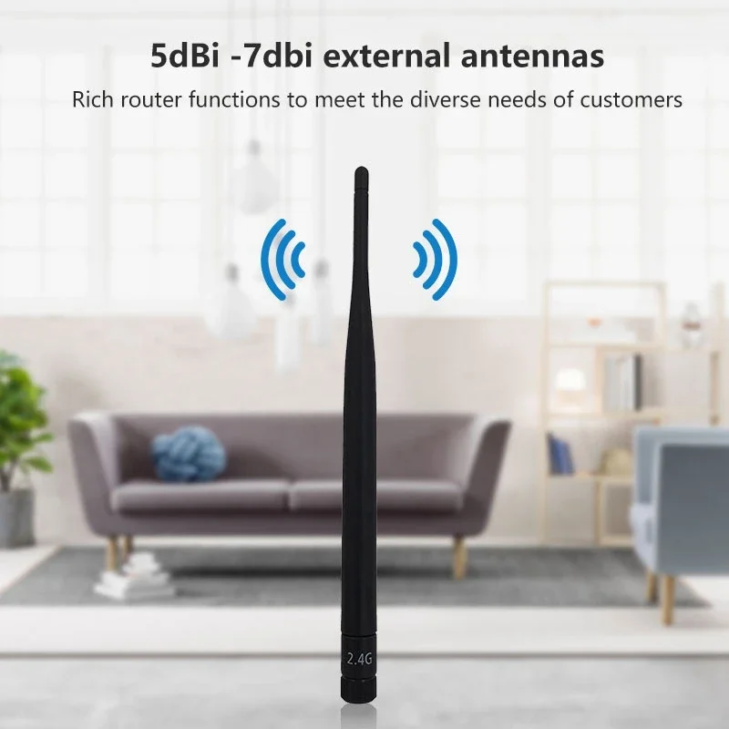 Cioswi 2.4G 3G 4G 5G Lte Wifi Antenna Strength Wifi Signal 5dBi 7dBi Antenna Long Range For Wireless Wifi Router Outdoor