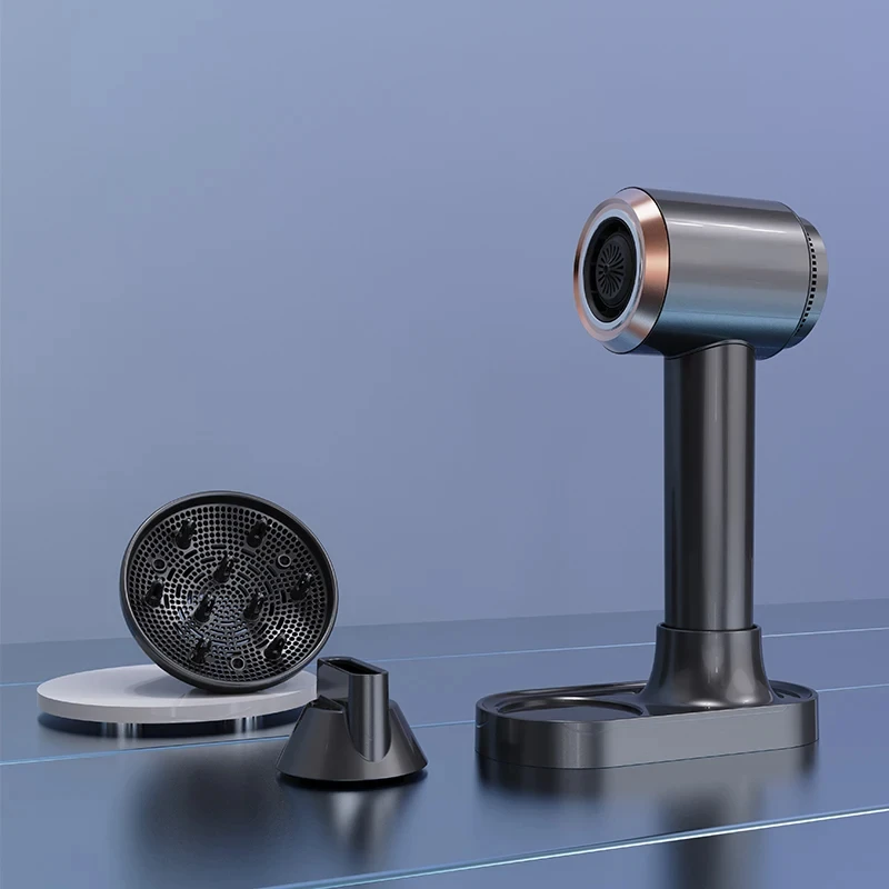 مجفف شعر لاسلكي احترافي للاستخدام المنزلي بطارية قابلة للشحن الأيونات السالبة مجفف شعر لاسلكي 300 واط مشط مجفف للنفخ المحمول