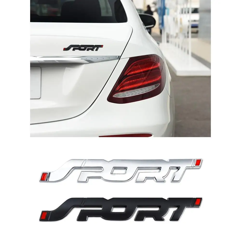 Sport Logo Emblem Badge Decal Car Accessories Car Stic for Volvo V60 S60 XC60 Caresto T6 Toyota Infiniti