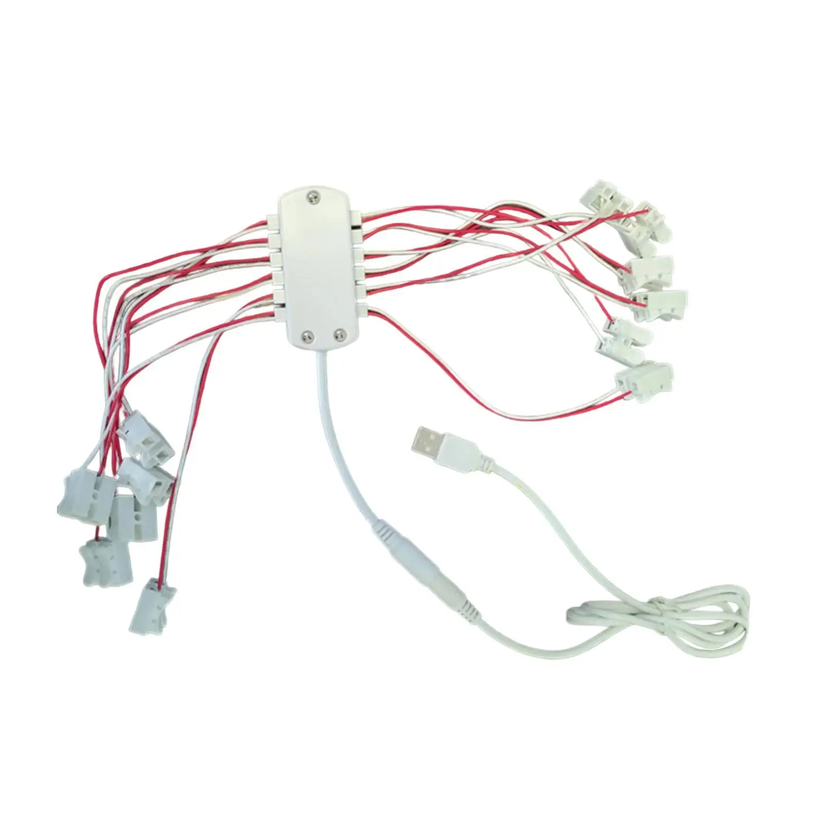 Alimentation USB 5V, 12 Ports, prise USB, sortie de puissance pour modèle de jardin Miniature, Trains, modèles de construction, modèle de chemin de fer, réverbère