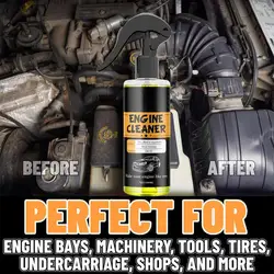 Engine Cleaner Spray Oil Tank Cleaner Engine Cleaner Engine Oil Cleaner Safe & Effective Degreaser Automotive Oil System Cleaner