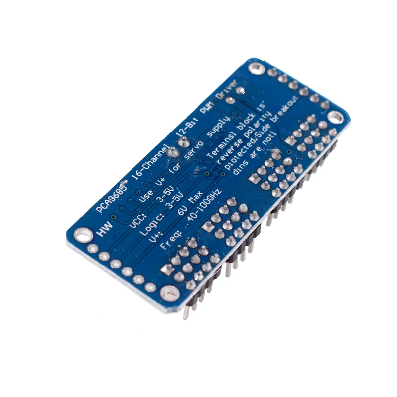 PCA9685 PWM Servo Motor Driver IIC Interface 16 Channel 12-Bit PWM Servo Motor Driver Board for Arduino Robot/ Raspberry Pi