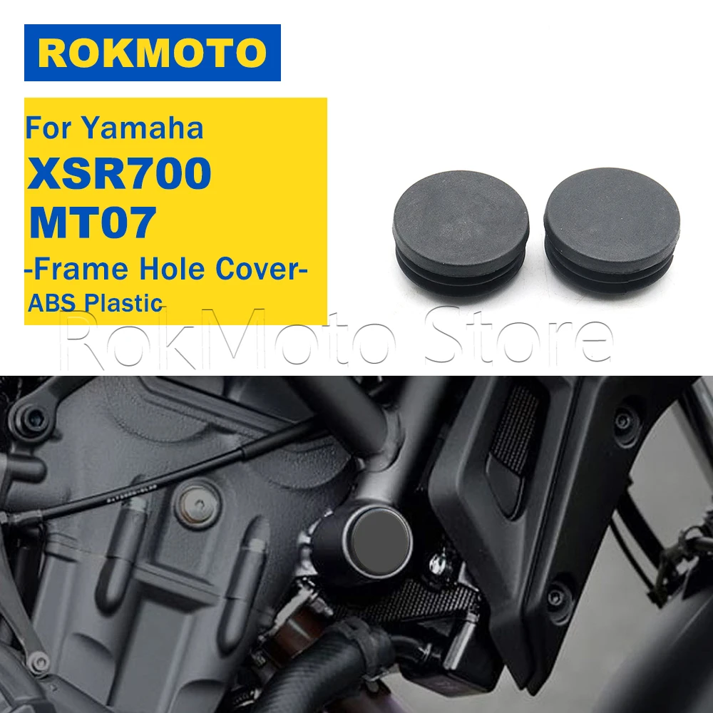 Motorcycle Accessories Frame Hole Cover Caps Plug Decorative Frame Cap Set For Yamaha XSR700 MT07 Tracer 7 700 7GT
