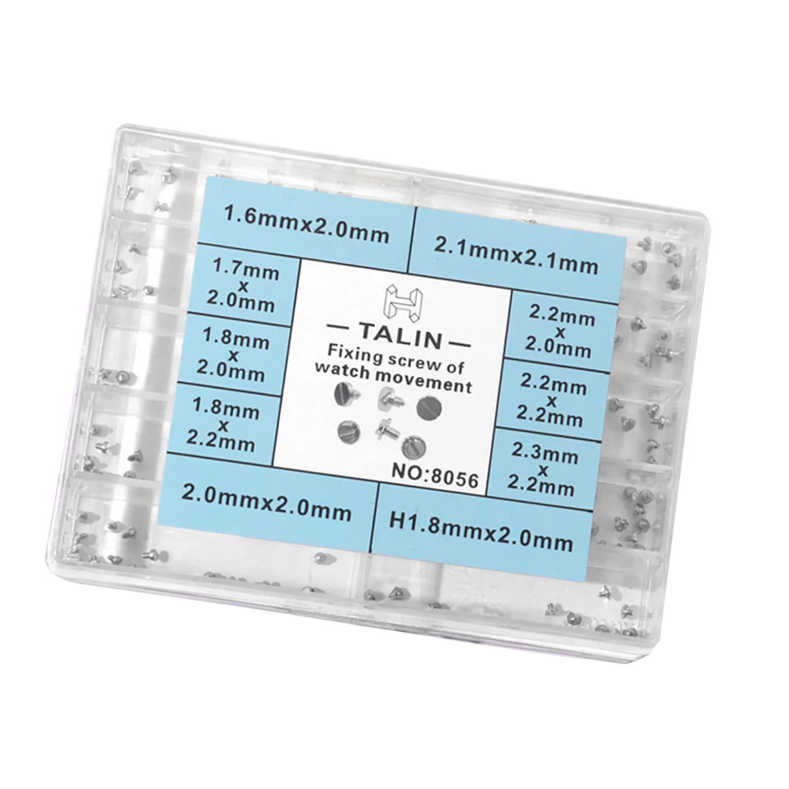 For NH35 10-Size Fixing Screw Watch Movement Assortment for NH35 ETA 2836 2824-2 8200 Movement Mix Size Screw Repair Parts