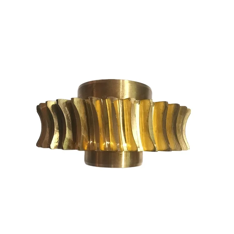 

CNC High Precision Metal Worm Wheel Brass Stainless Steel Worm Gear Shaft for Gear Box Speed Changer