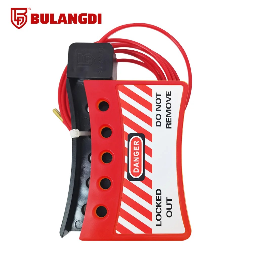 BULANGDI Grip type cable lock Adjustable insulated steel wire lock Can be jointly managed by up to 5 people