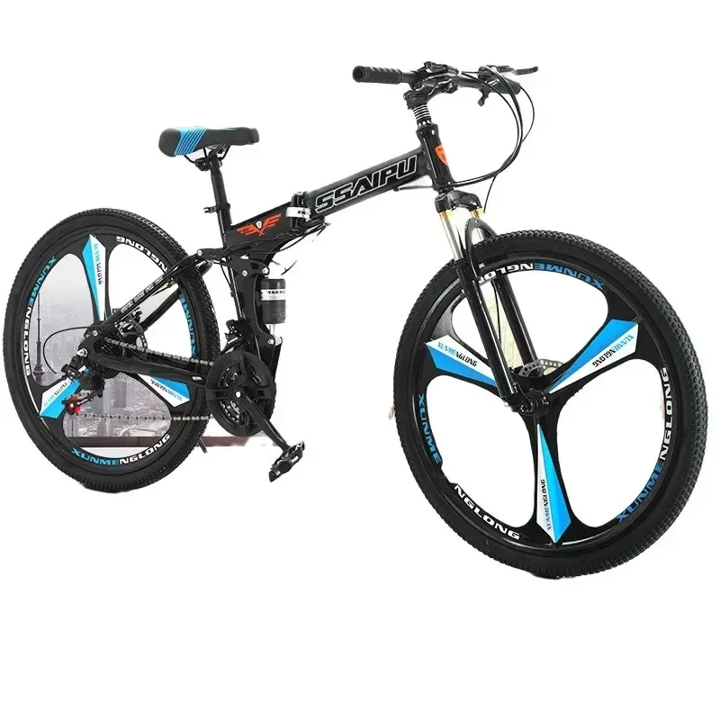 Folding Bicycle Variable Speed Mountain Bike Anti Slip And Wear-Resistant Secure Strong Load-Bearing Capacity Riding Comfort