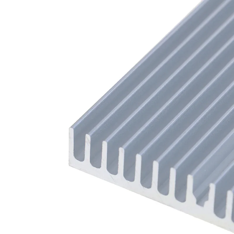 DIY Kühler Aluminium Kühlkörper Grille Form Kühler Kühlkörper Chip Für IC LED Power Transistor 100*60*10mm