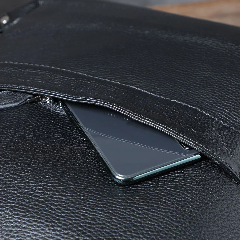 S.WORKER Lässiger Rucksack aus echtem Leder für Herren, 15-Zoll-Laptop-Rucksack aus Rindsleder, handgefertigt, modischer Preppy-Stil, Schultasche – Detail 15