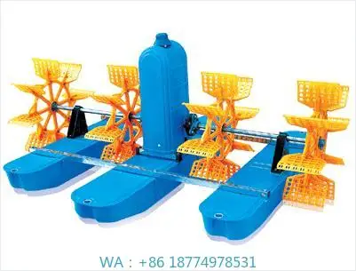 wer Paddle Wheel Aerator for Small Fish PondDC 96V 1500W 4Impeller Solar Oxygenation Water Pump Solar Po