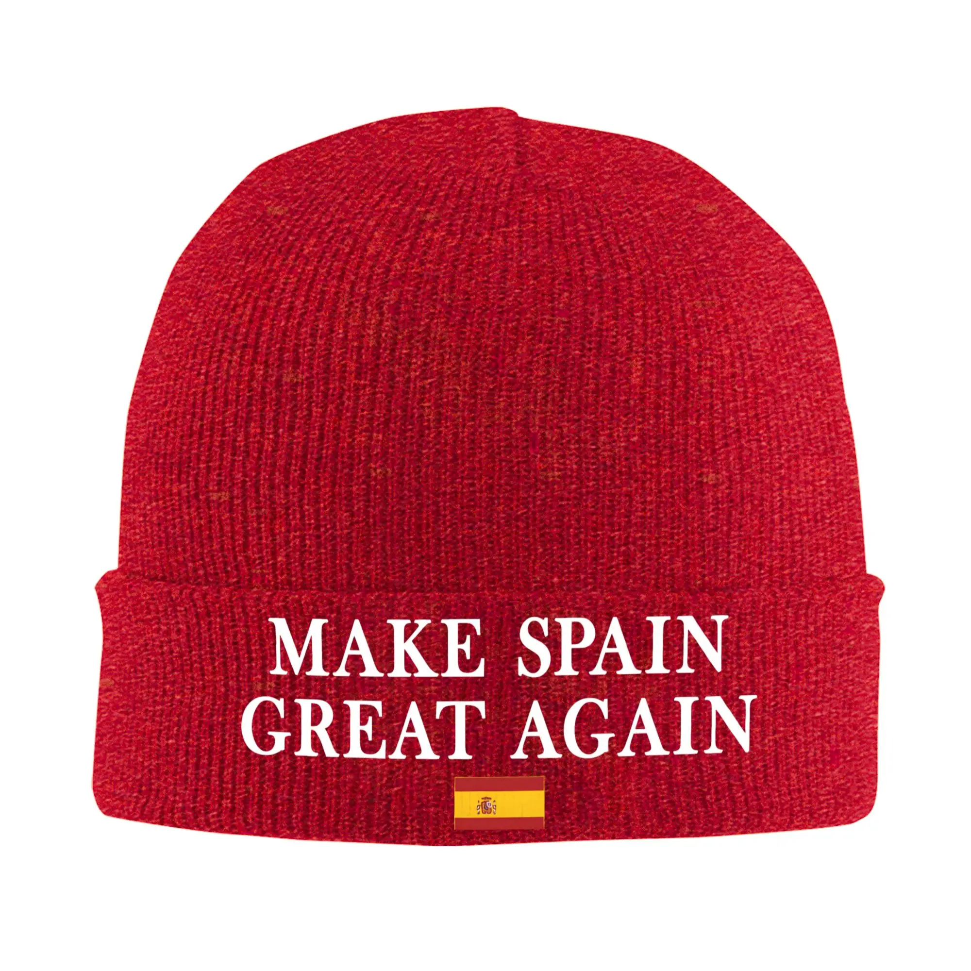 Make Spain Great Again Knitted Caps Women's Men's Beanie Winter Hats  Warm Caps