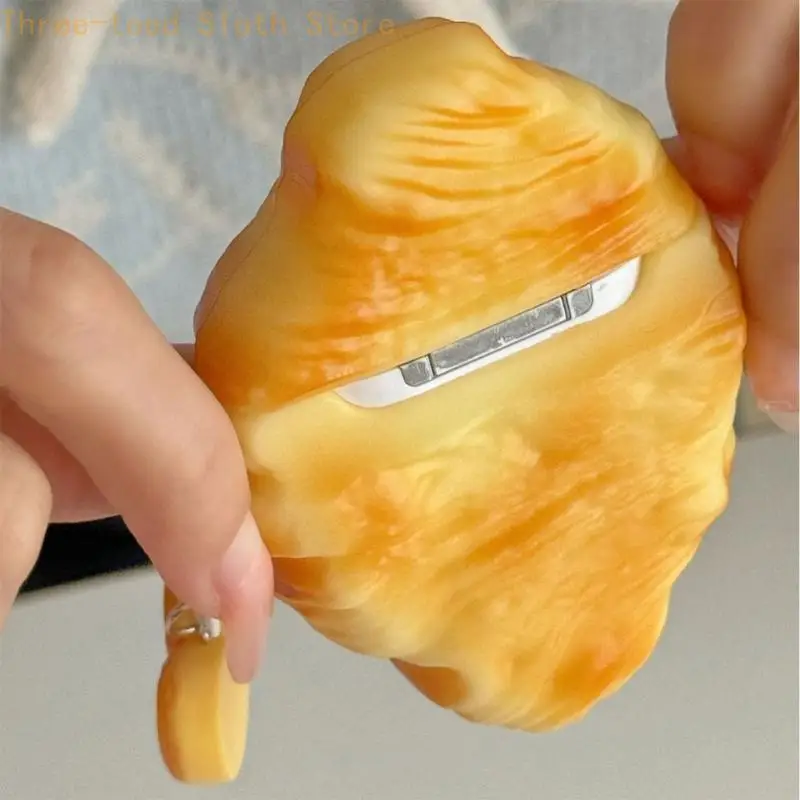 Einzigartige Croissant-förmige Ohrhörer-Hülle aus flexiblem Silikon mit abnehmbarem Clip für pro3 E74A – Detail 7