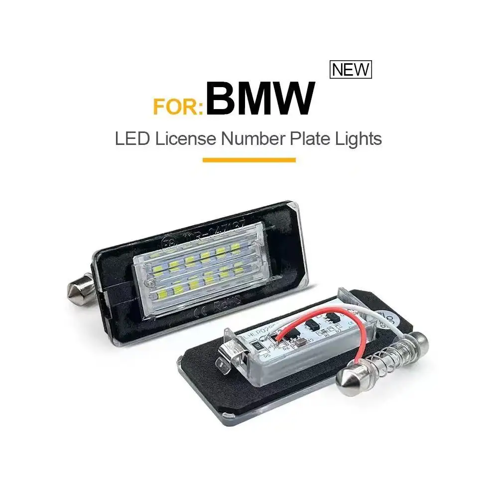 

LED License Number Plate Lamp Car Light Luz No Error for Mini R56 57 58 59 Coupe Roadster Small Genuine 2011-2022 2023 2024 2025