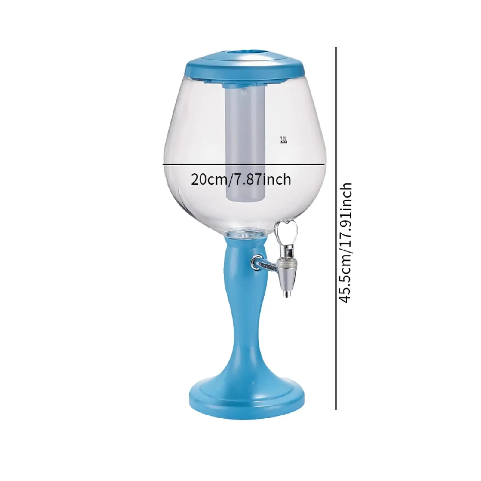 Beer Beverage Dispenser 3L Drink Dispenser for Gameday Kitchen Outdoor
