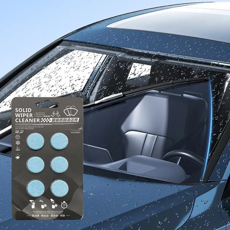 Car Windshield Glass Concentrated Washer Tablets Car Effervescent Washer Fluid Wiper Glass Solid Cleaning Tablets for Car Window