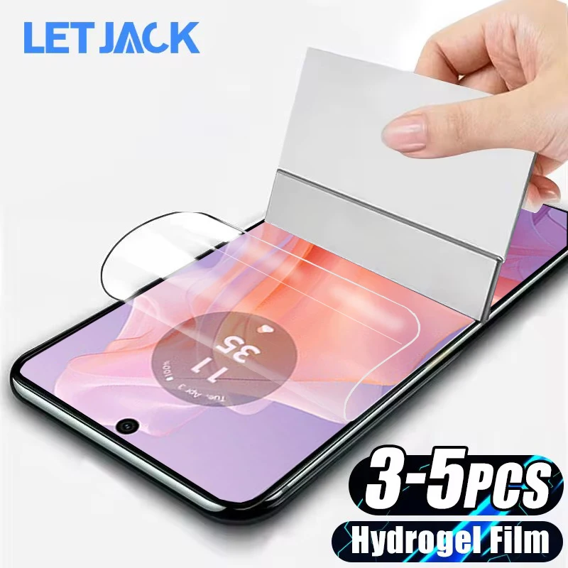 

3-5Pcs HD Clear Hydrogel Film For Motorola E14 E13 E40 E30 E20 E32 E22 Screen Protector For Moto Edge 30 20 Pro 50 Neo Not Glass