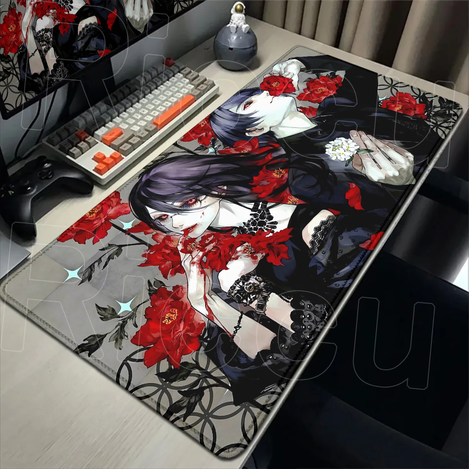

Pain New Cool Wallpaper Kaneki Ken Mouse Pad Office PC Keyboard Rugs Laptop Gaming Mousepad Japan Anime Tokyo Ghoul Big Desk Mat