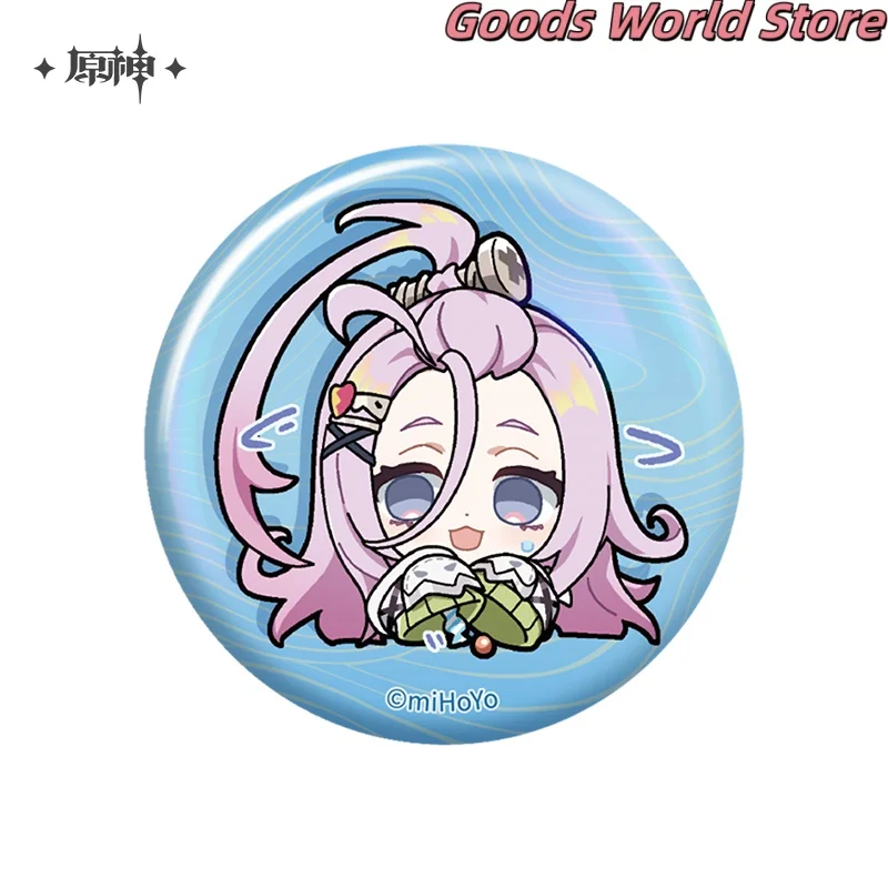 الأصلي Ineffa Flins Lauma Aino شارة Nod-Krai Genshin تأثير تأثيري حلي أنيمي لعبة الكرتون لطيف هدية الهالوين