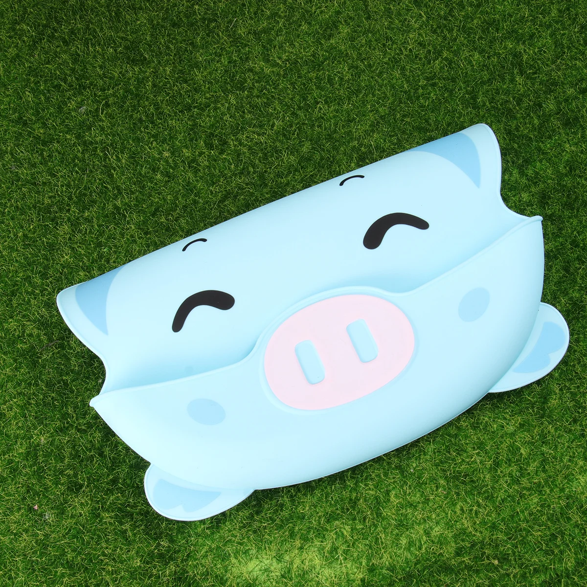 1 Buah Celemek Bayi Anti Air Silikon Motif Kartun Babi, Apron Makan Anti Air, Pelindung Air Liur, untuk Penggunaan di Rumah Perawatan