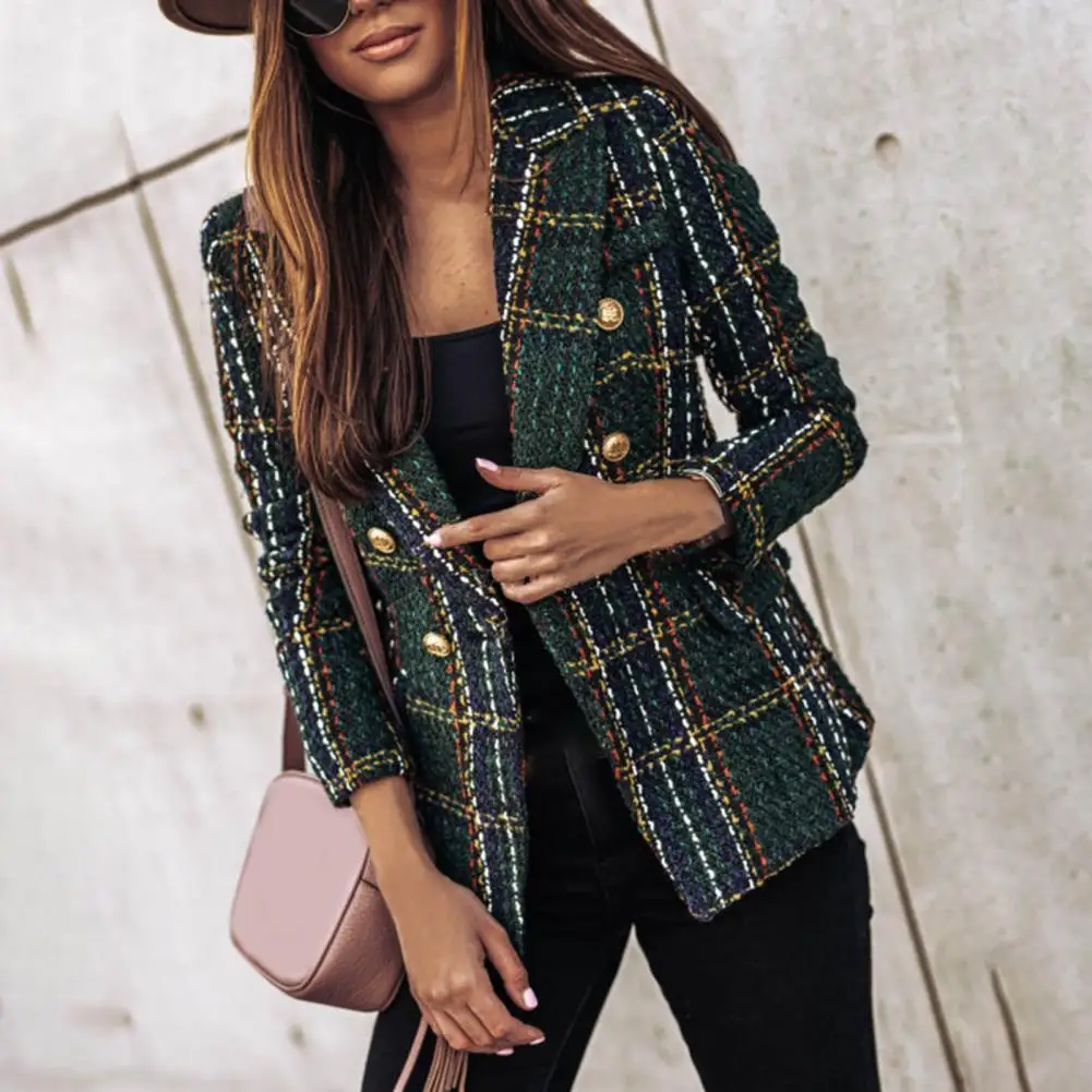 Autumn Blazer Slim Fit Lady Blazer Elegant Anti-Pilling  Practical Super-soft Autumn Blazer