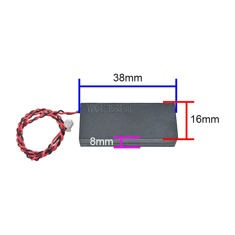GHXamp-キャビティスピーカー3W,38x16x8mm,4オーム,産業用コンピューター認識,コントロールパネル,インテリジェントホーム1638個