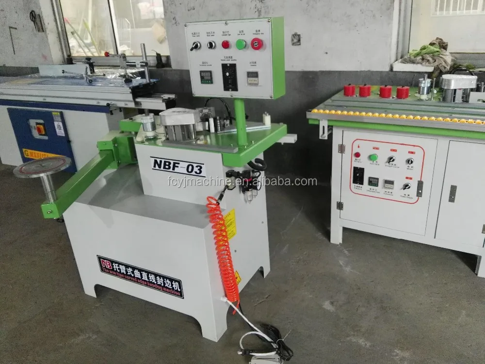 manual edge bander /cheap manual curve edge banding machine