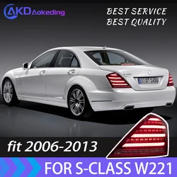 Car Lights for Benz W221 LED Tail Light 2006-2013 S300 S350 S500 Rear Stop Lamp Brake Signal DRL Reverse Automotive Accessories