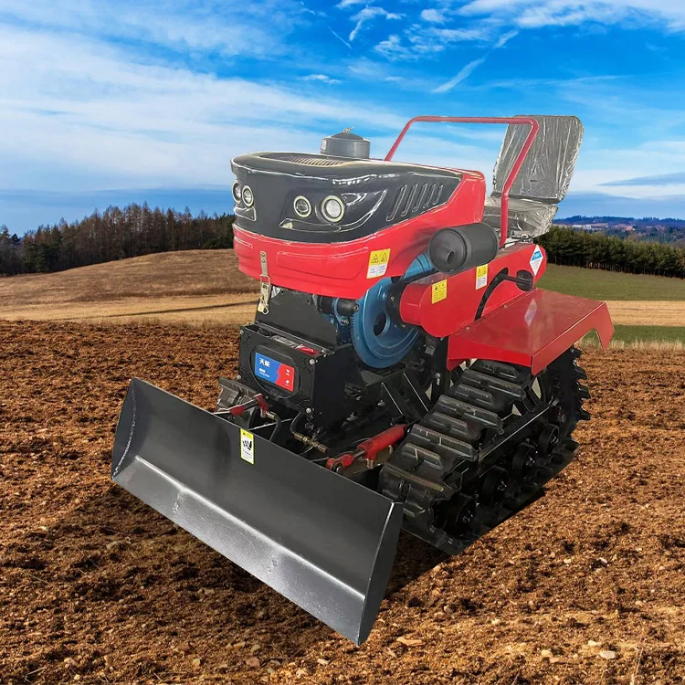 Micro Crawler Tractor Rotary Tiller Hot Selling Rotary Tiller Agricultural Tillage Machinery
