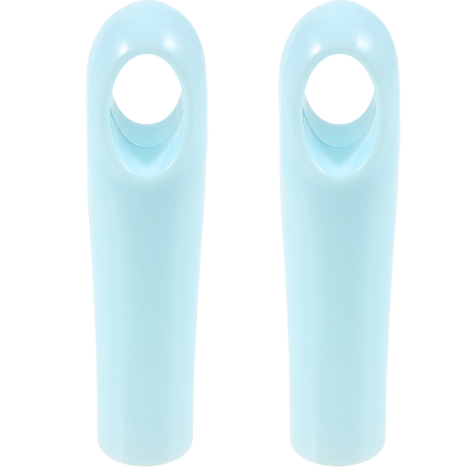 

2Pcs Broom Handle Dustpan Rod Tube Replacement Grips 19mm Blue Durable Plastic Sweeping Mop Supplies Storage Saving