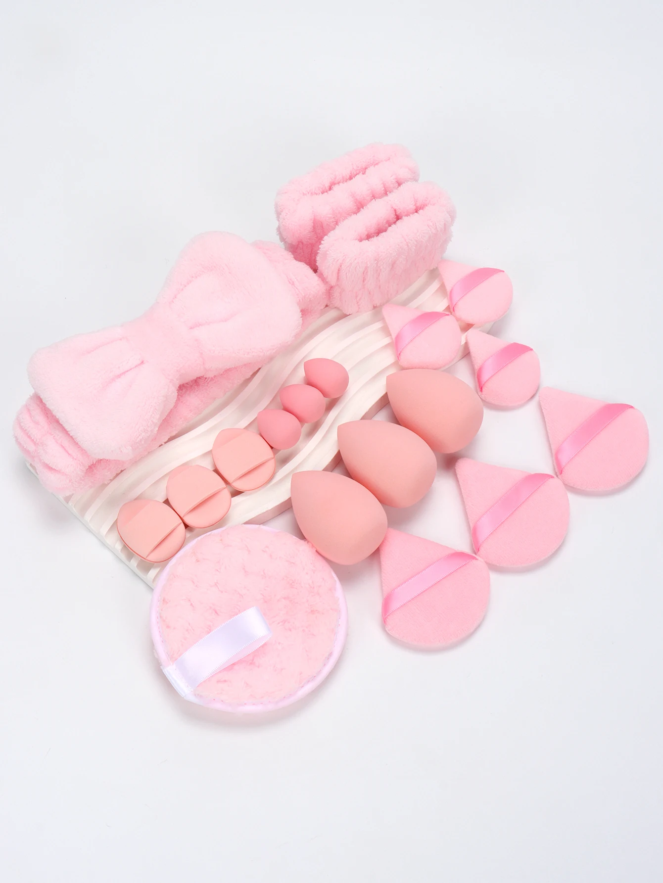 The 19-Piece Headband Set Is Not Available, It Is Made of Latex, and It Becomes Larger When Exposed to Water, and Is Suitable Fo