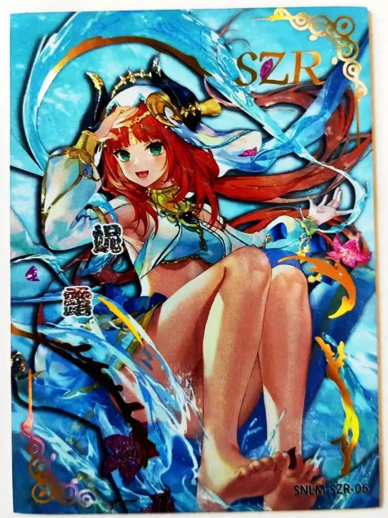 Carte de jeu de société animée Godess Story, série SZR SSP PR, sangonomiya Warriomi, Kamisato, Ayaka, Kitagawa Marin, bidimensionnel, wilboard