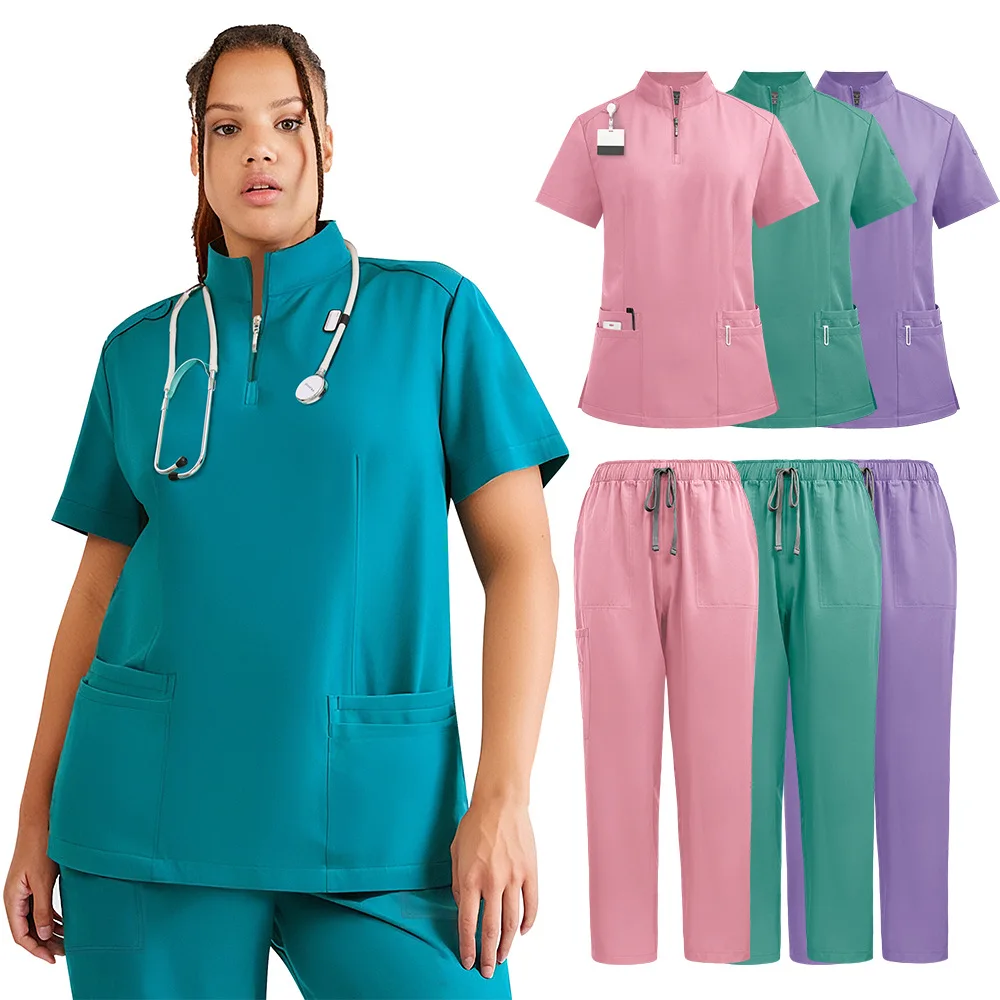 Nurse's Clothing Hand Washing Clothes Operating Room Clothes Men Women Clinic Medical Staff Moisture Wicking Sweat Wicking