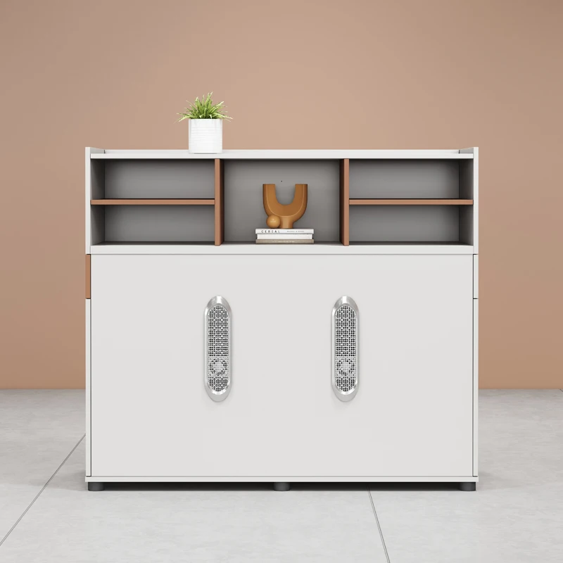 Custom Modern Luxury Filing Cabinets Living Room Wooden Bookshelf Display Office Storage