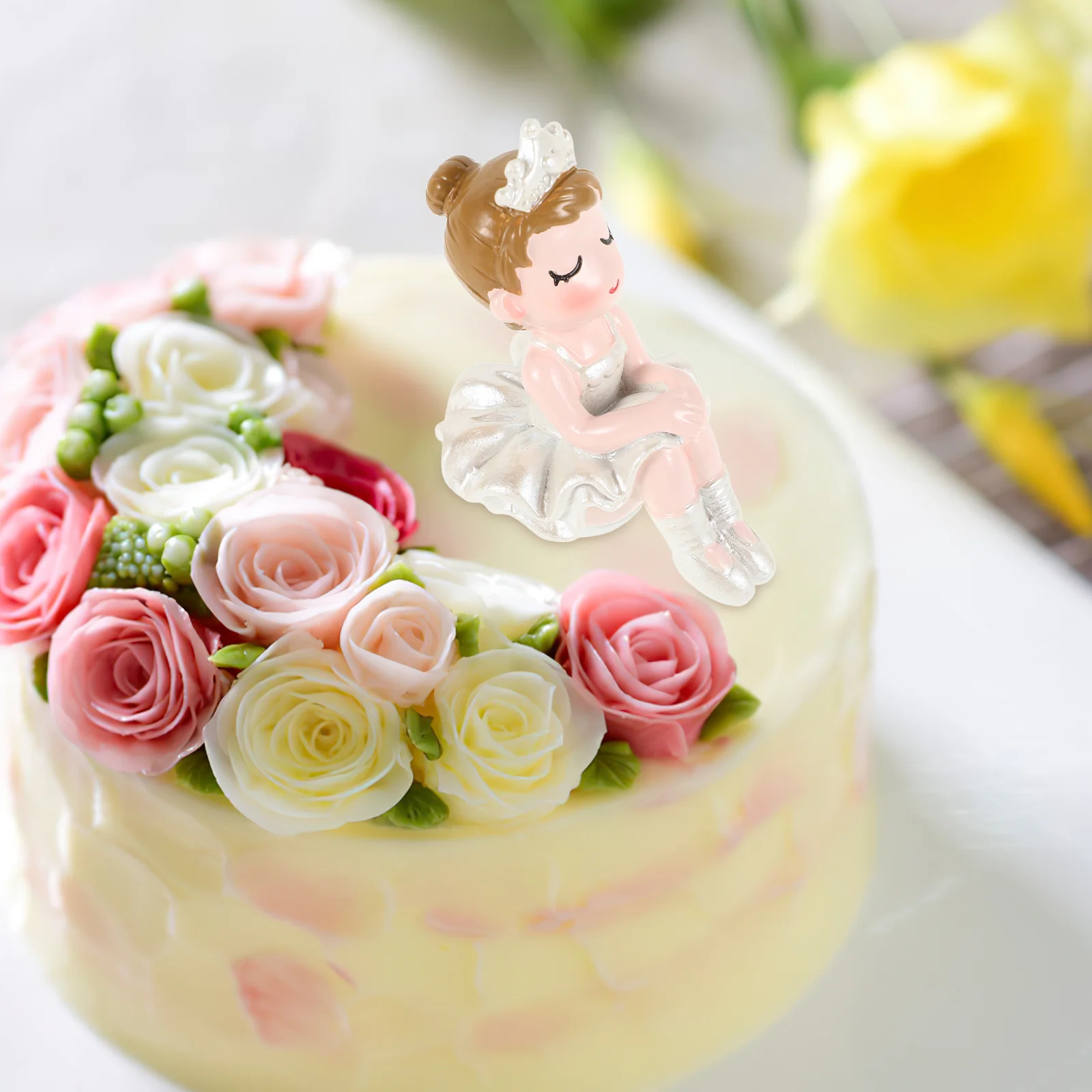 

Ballet Cake Decoration Elegant Birthday Wedding Party Romantic Cake Topper Ballet Party Decorations