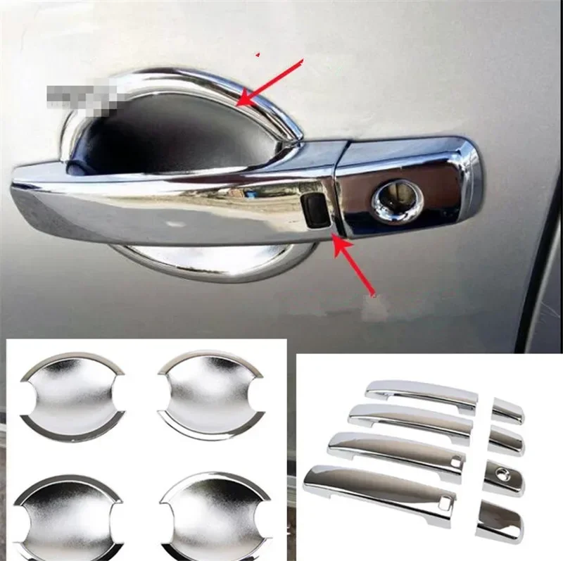 DO NISSAN QASHQAI J10 DUALIS 2007 2008 2009 2010 2011 2012 2013 SMART Klamka + osłona miski drzwi Akcesoria do kluczy