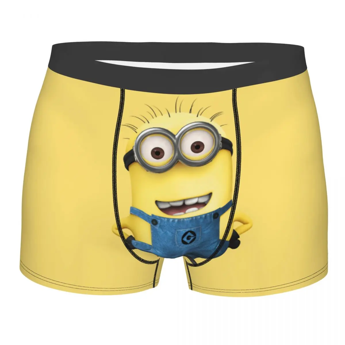 Custom Funny M-Minions Cartoon Boxer Shorts For Men 3D Print Underwear Panties Briefs Breathable Underpants