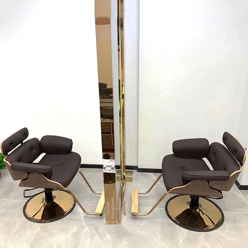 Fashionable Floor Barber Chair Elegant Ergonomic Organizer Barbershop Barber Chair Armchair Modern Friseur Stuhle Furniture