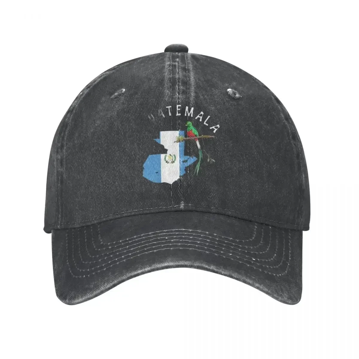 New Flag Map And Quetzal Baseball Cap Bird Of Guatemala Retro Men Washed Trucker Hat Hot Sale Design Hip Hop Baseball Caps Gift