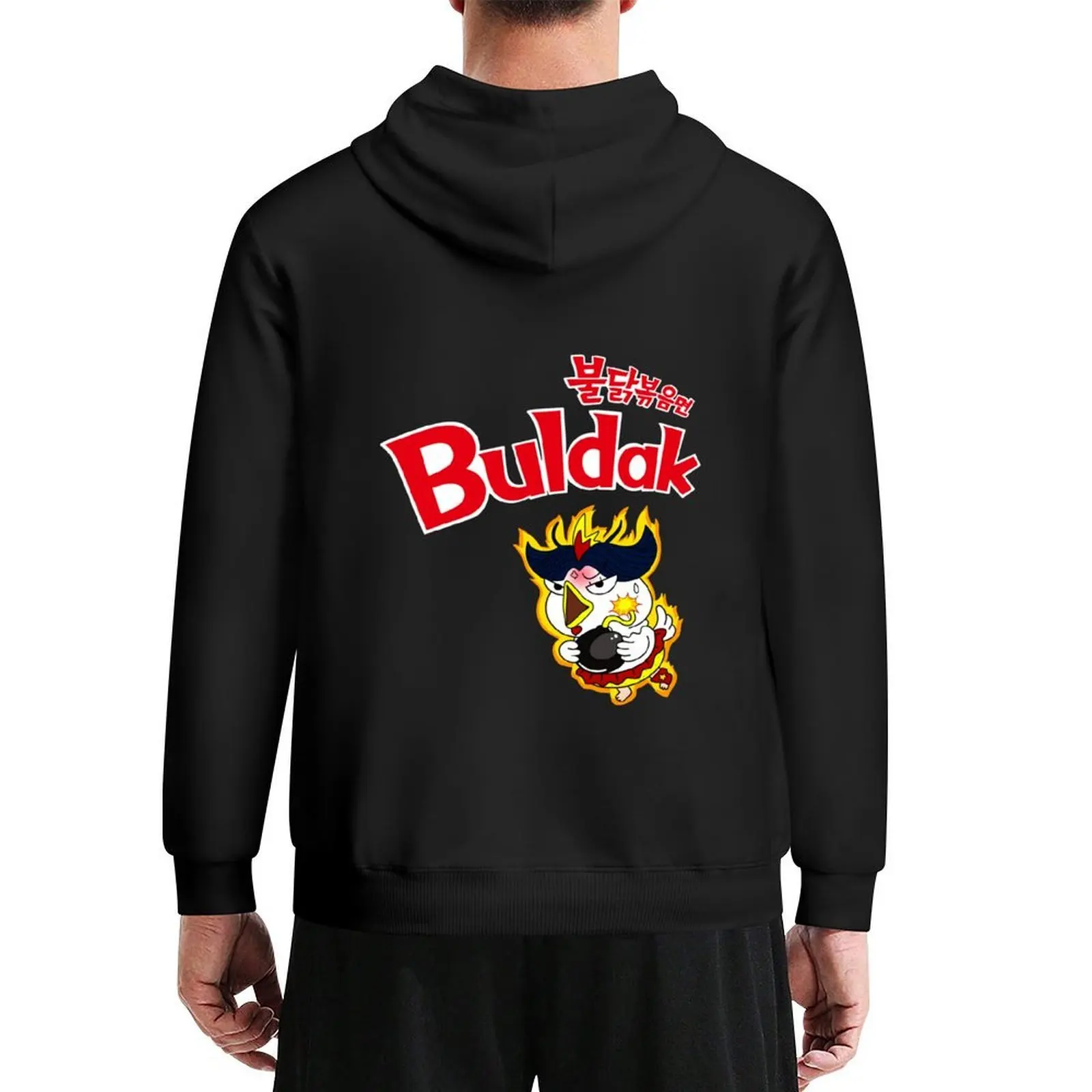 

Buldak ramen chicken Hoodie men's sweat-shirt anime clothes autumn jacket men men's sweat-shirt set tracksuit men