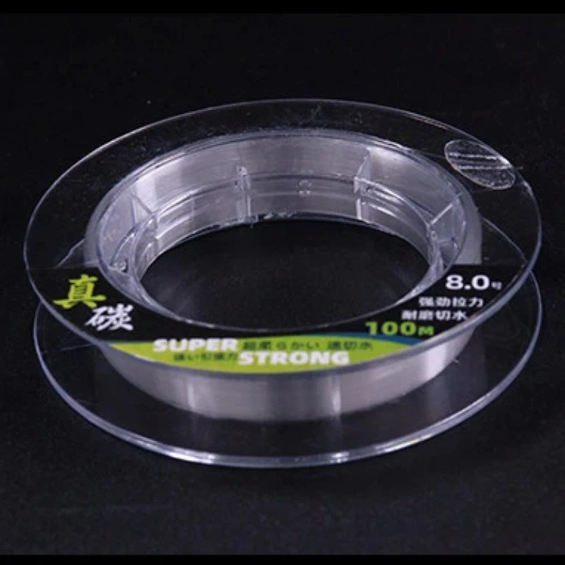 

High Carbon Fiber Fishing Line Lure Leader Line Tensile Strength Original Sub-line Filament Sea Fishing Rock Fishing General