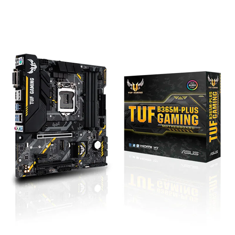 New Asus TUF B365M-PLUS Gaming LGA1151  DDR4 HDMI WiFi M.2 mATX Motherboard