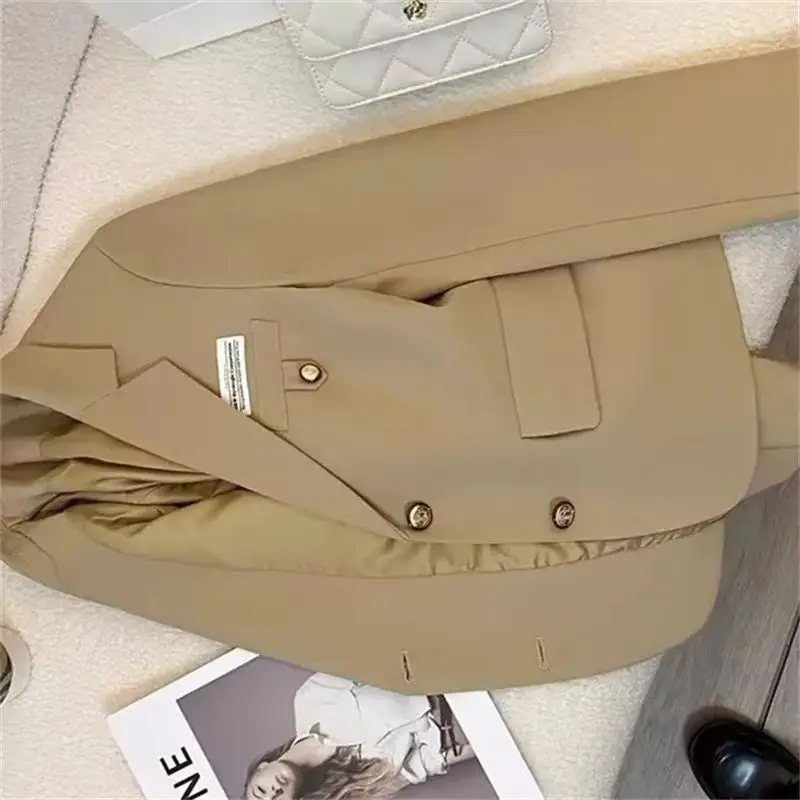 

Модный дизайн, повседневная куртка в студенческом стиле, женский пиджак, новинка 2026, весенне-осенний костюм, топ, универсальный костюм, пальто, женский пиджак