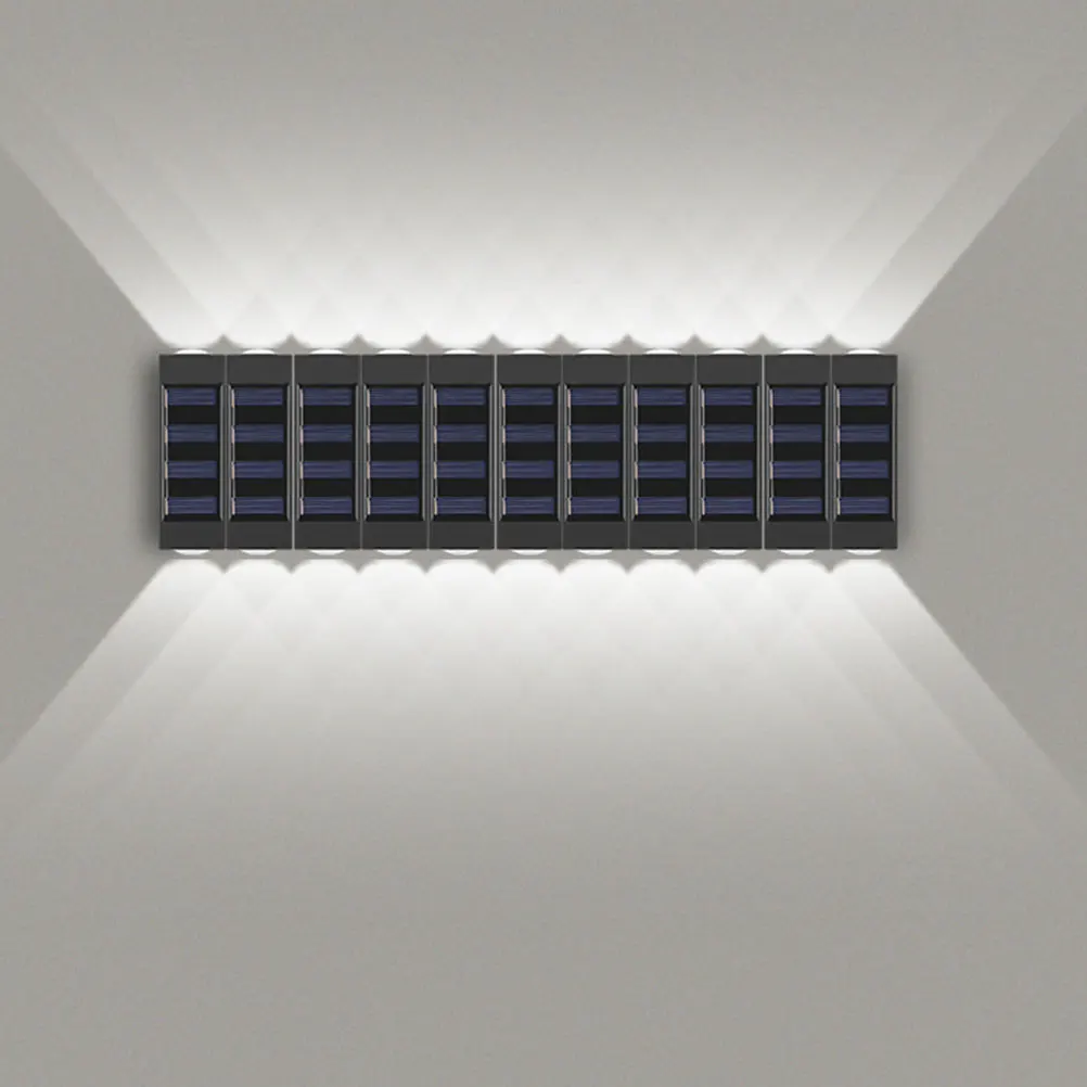 

Solar Wall Lights PVC Material Automatic Charging Solar powered Outdoor Lamp for Corridors Garden Gate Roofs Courtyard Villas L