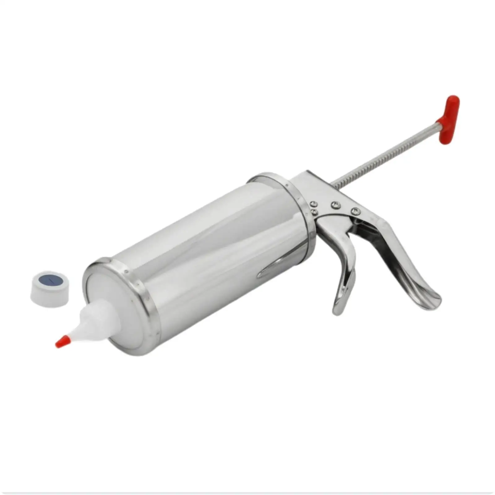 Stainless Steel Pastry Applicator 700ml Manual Filler for Donut Cream Jam Chocolate Paste Baking Kitchen Tool