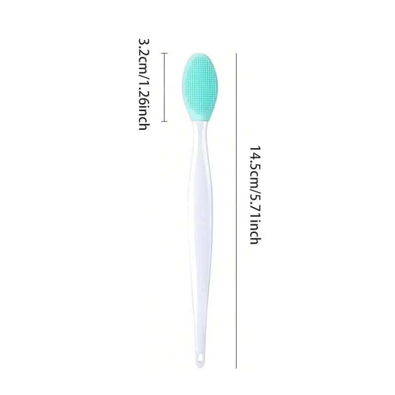 Dwustronny szczoteczka do nosa, patyczek do oczyszczania twarzy, szczoteczka do szorowania ust i twarzy, usuwacz zaskórników, szczoteczka do makijażu, delikatny peeling do skóry, przenośny