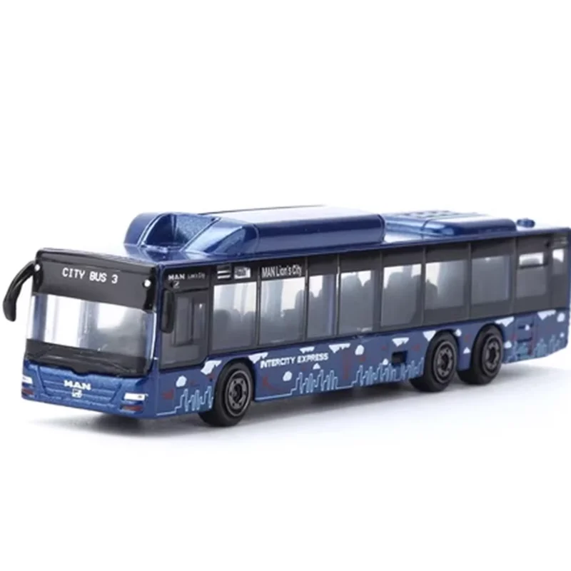 Autobús Majorette a Escala 1:110, Modelo de Juguete de Aleación Simulado, Regalo Coleccionable Clásico