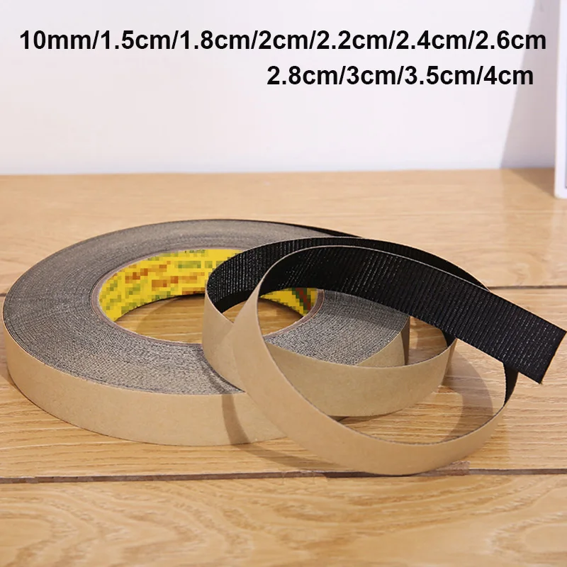 25yards Black Beige Adhesive Grosgrain Ribbon Strips As Ends of Headband Sticky Tapes Hairbands Tips for DIY  Hair Accessories