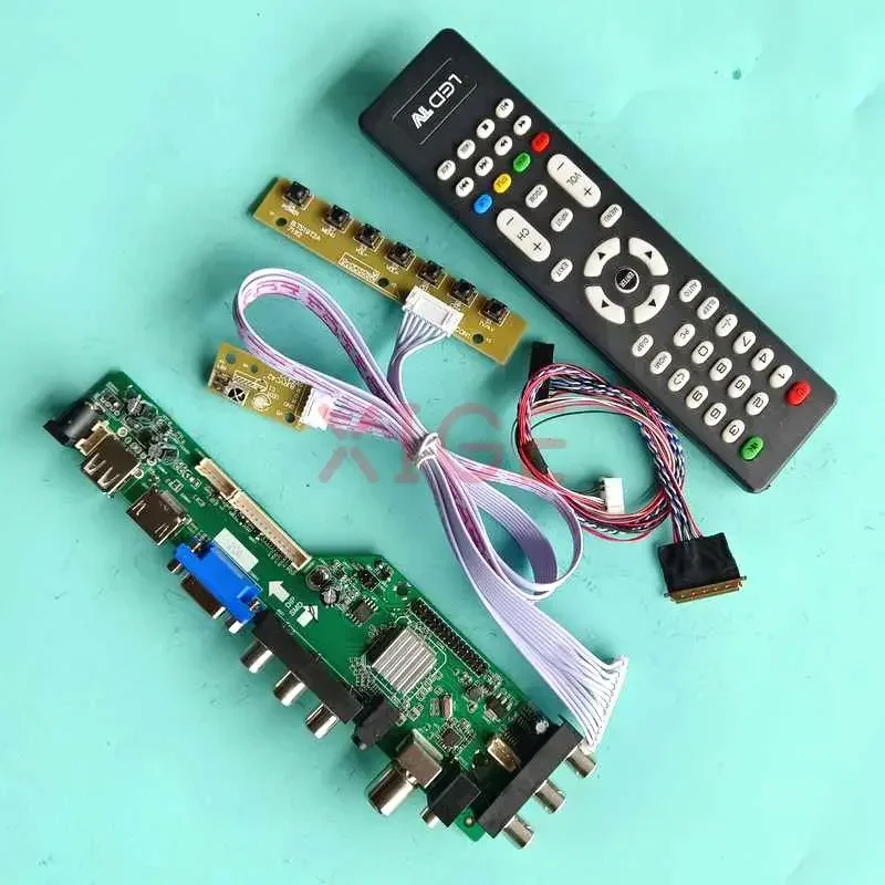 Controller Driver Board For LTN173KT02-801/D01/H01/L01 USB/DHMI/VGA/AV Laptop Screen 1600x900 DVB-T/C 17.3