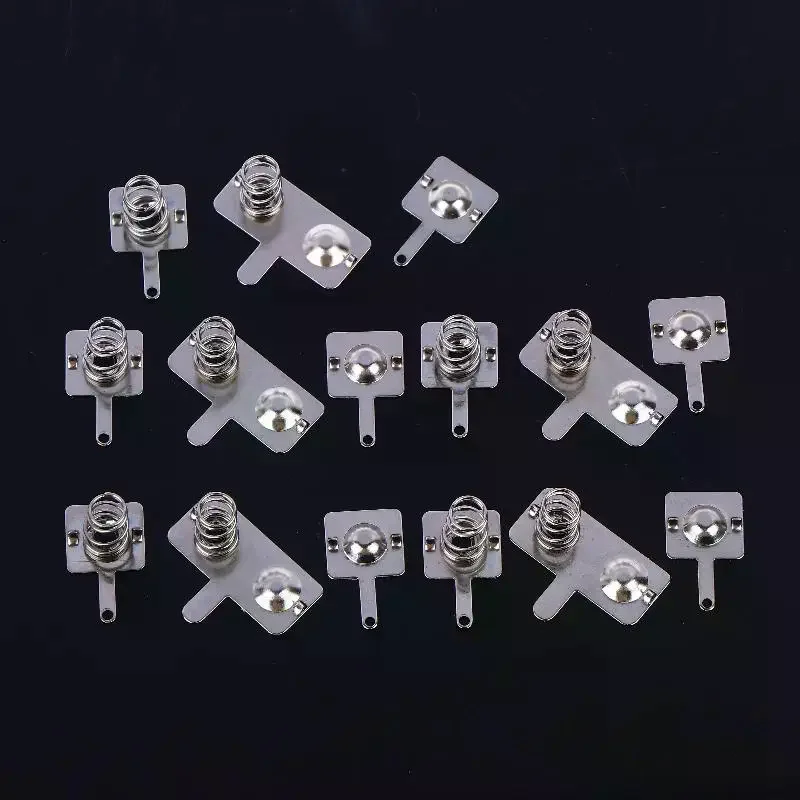 5/10 Sets No. 7 Battery Spring Piece Toy AAA Battery Positive And Negative Conversion Spring Contact Plate