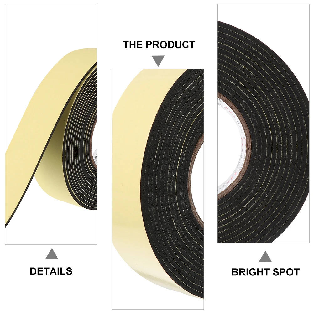 

Tape Sealing Strip Strong Adhesive Backing Home Use Durable Windproof Soundproof Door Seal Window Shockproof Stripping
